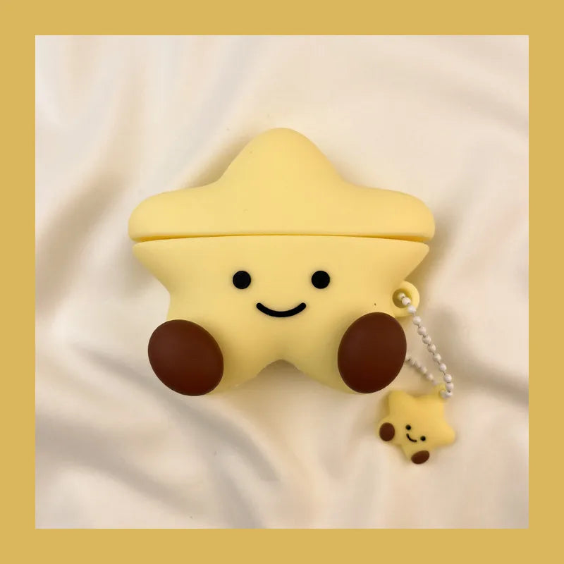 3D Sushi Cartoon Cute Cover for AirPods 4 2024 Wireless Bluetooth Earphone Case for AirPods 3 2 1 Charging Box for AirPods Pro 2
