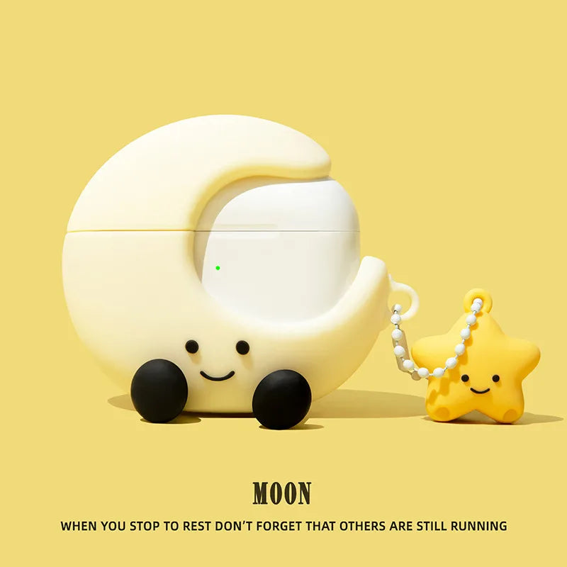 3D Sushi Cartoon Cute Cover for AirPods 4 2024 Wireless Bluetooth Earphone Case for AirPods 3 2 1 Charging Box for AirPods Pro 2